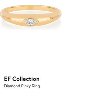 EF Collection Marquise Diamond Dome Ring